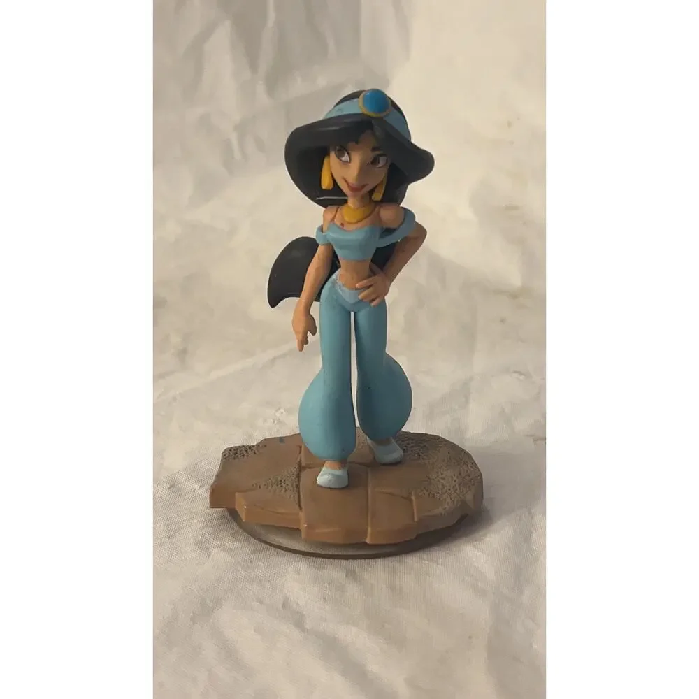 Disney Infinity 2.0 Lot of 4 - Tinker Bell, Maleficent,  Jasmine, Aladdin